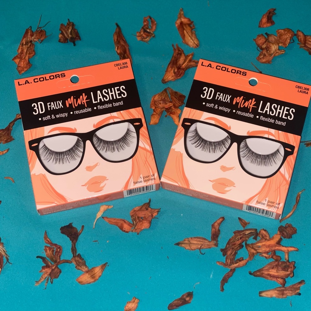 2 Boxes of L.A. Colors 3D Faux Mink Lashes